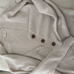 nuuds Cream Cardigan Sweater